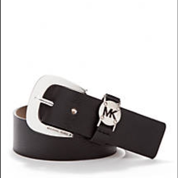 michael kors black belt womens